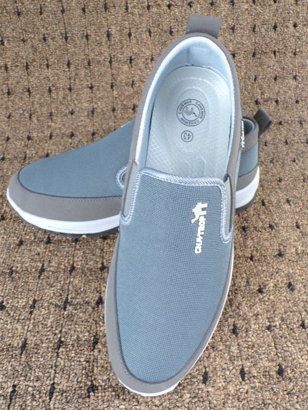 CNA Trop Shoes Men's Grey Slip-On Outdoor Sneakers | Size US 9 EU 43 | NWOT